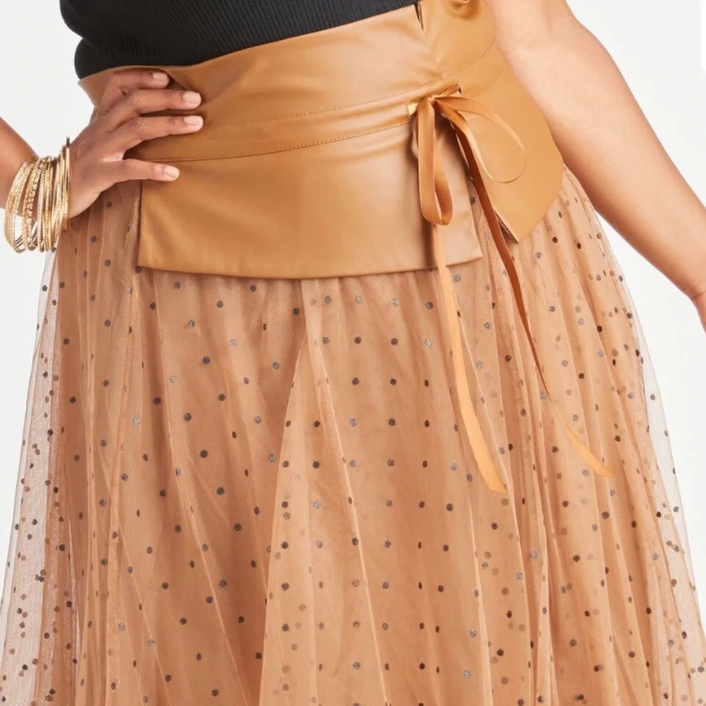 Brand New Polka Midi/ Maxi Skirt 22/24 & 26/28 - Picture 12 of 16